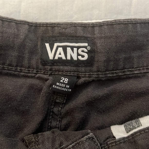 Charcoal Off The Wall Vans Shorts - Picture 4 of 5